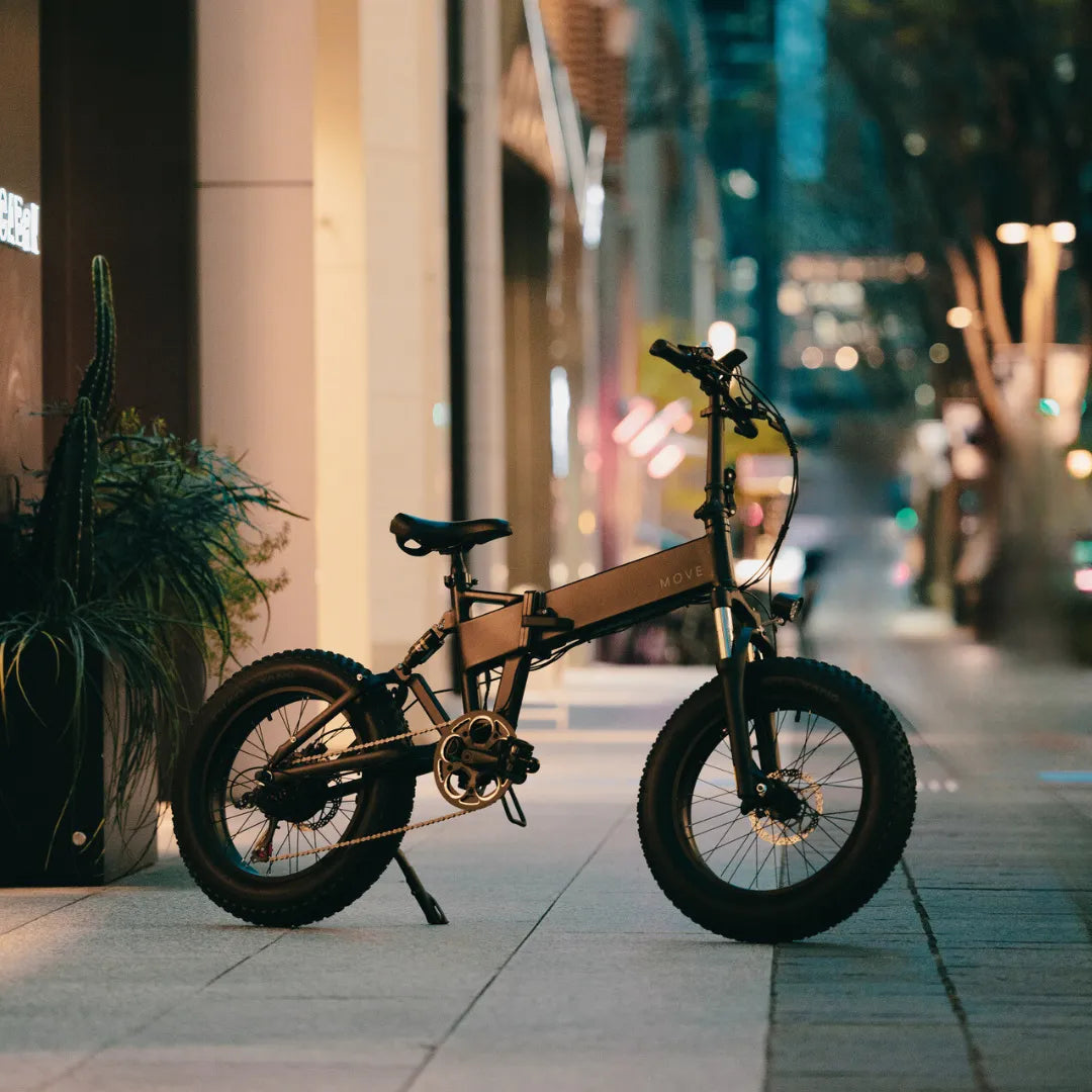 MOVE ebike XS 電動アシスト自転車 MOVE XS|次世代ファットタイヤ型E-bike|折りたたみ電動